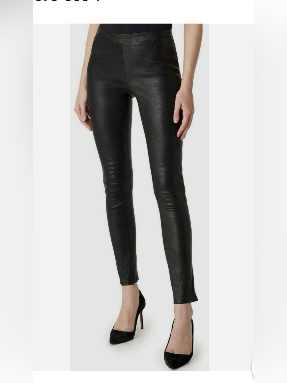 J brand lambskin Leather Slim Leg Pants - size 25